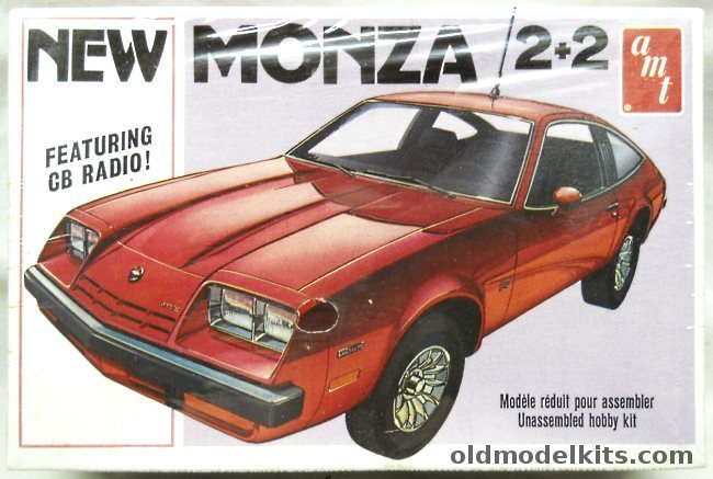AMT 1/25 Chevrolet Monza 2+2 With CB Radio - Stock or Custom, T488 plastic model kit